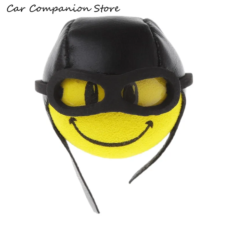 

Car Styling Yellow Funny Cartoon Doll Antenna Balls Plush EVA Foam Aerial