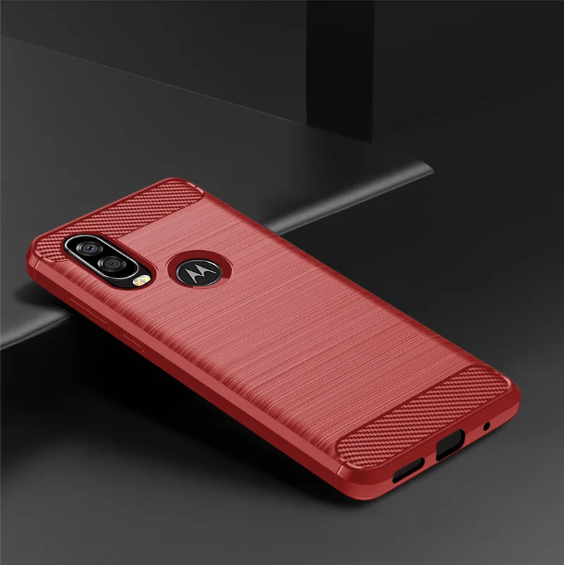 Для Moto One Vision чехол из мягкого углеродного волокна чехол для телефона Moto One Pro One power чехол противоударный бампер полная Защита силиконовый