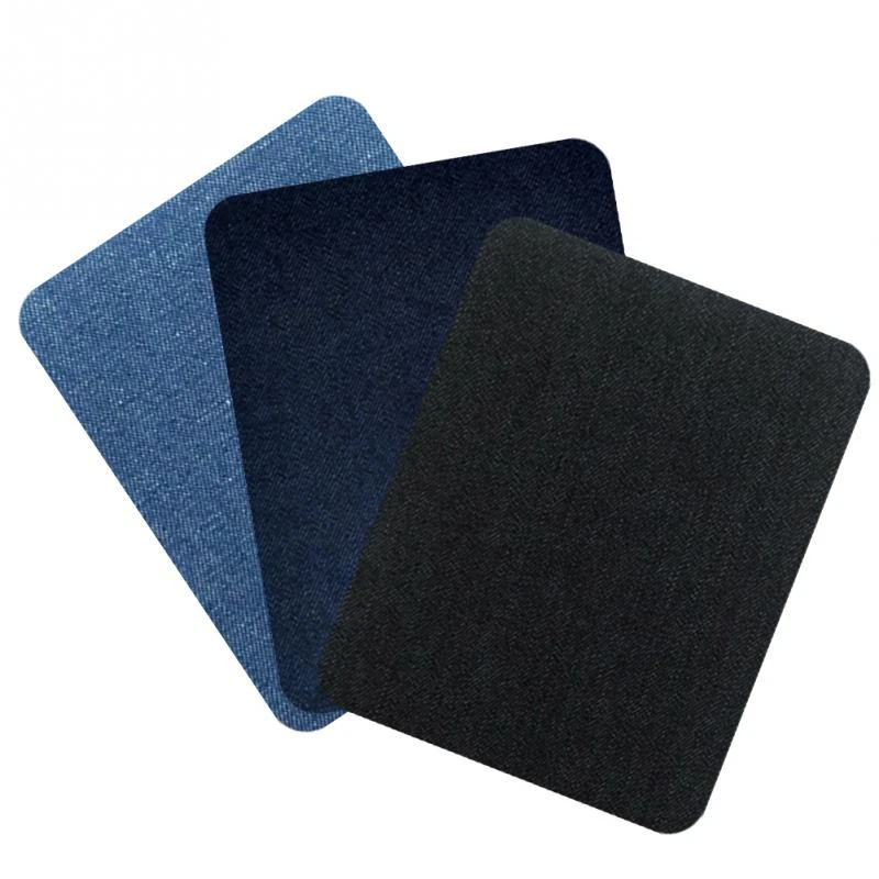 3 colors 12 шт./лот локоть заплатка для одежды для украшения джинсов гладить на заплатках ремонт брюки колено аппликация швейная ткань Швейные аксессуары - Цвет: 3 colors