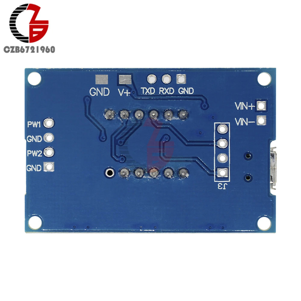 Микро-usb DC 2-канальный Регулируемый PWM генератор сигналов импульсный модуль