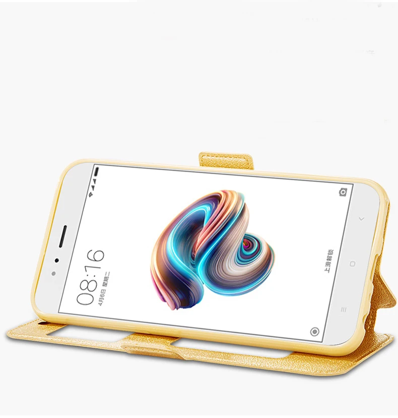 Чехол-книжка для Meizu M6 Note 6 кожаный с окошком экрана | Мобильные телефоны и