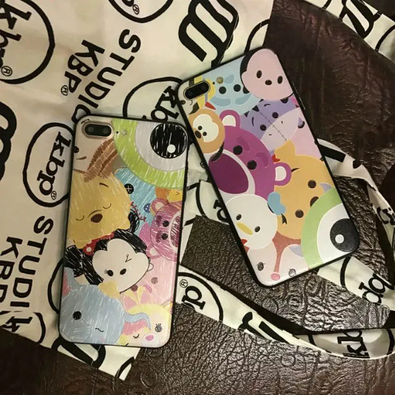 Мультфильм Disneys Дональд Дак Медведь телефон чехол для iPhone 6 6s 7 8 плюс Шелковый