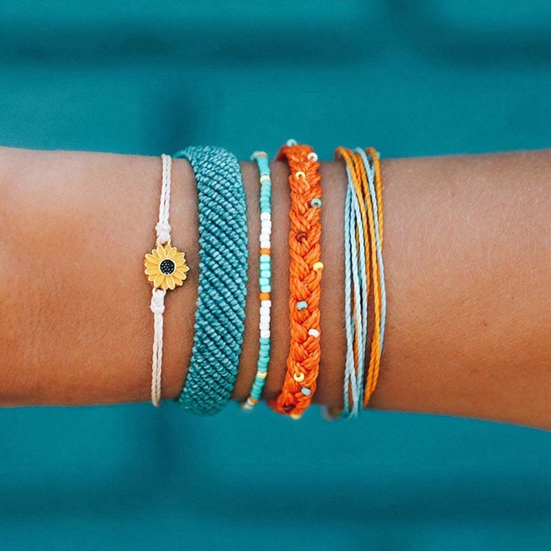 Браслет с подвесками вдохновляющие украшения в виде подсолнуха | Украшения и