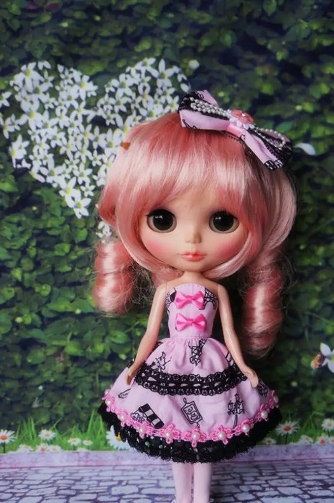 [Wamami] платье ручной работы Pullip кукла азон, платье, милая одежда, розовая Лолита