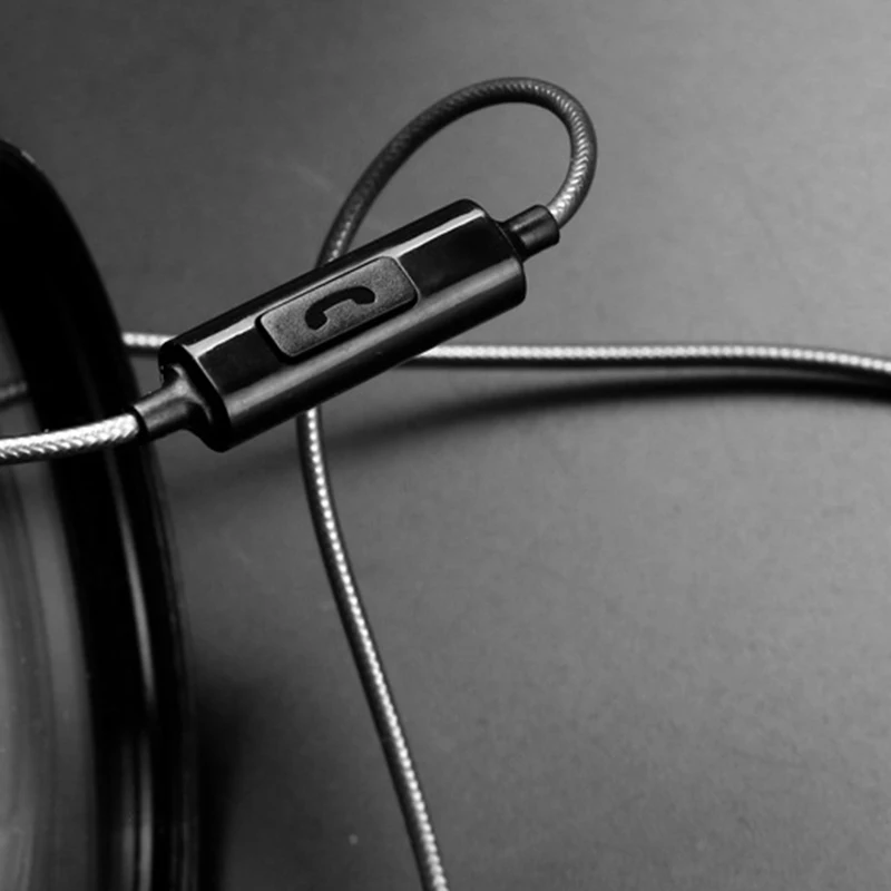 Earphones Wired earphone Headset with Mic Metal Heavy Bass Noise Cancelling mp3 Earbuds for phone xiaomi iphone fone de ouvido |