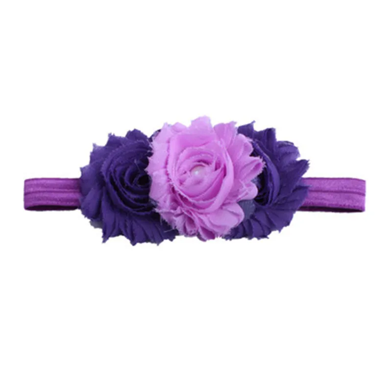 Diademas de flores para beb&eacute;, cinta para el pelo para ni&ntilde;a y ni&ntilde;o, cintas el&aacute;sticas para la cabeza, lazo para el pelo, accesorios para reci&eacute;n nacidos, utiler&iacute;a para fotos-4