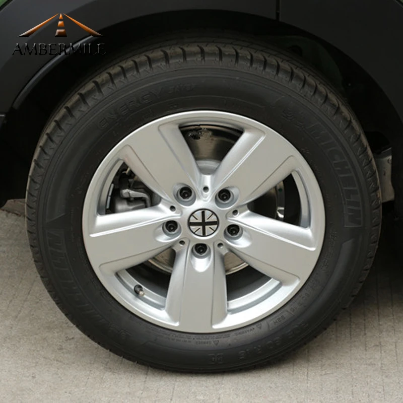 AMBERMILE 4 шт. наклейки на обод детской крышки обода для Mini Cooper R56 R55 R60 R61 R53 R57 F54 F55 F56 F60