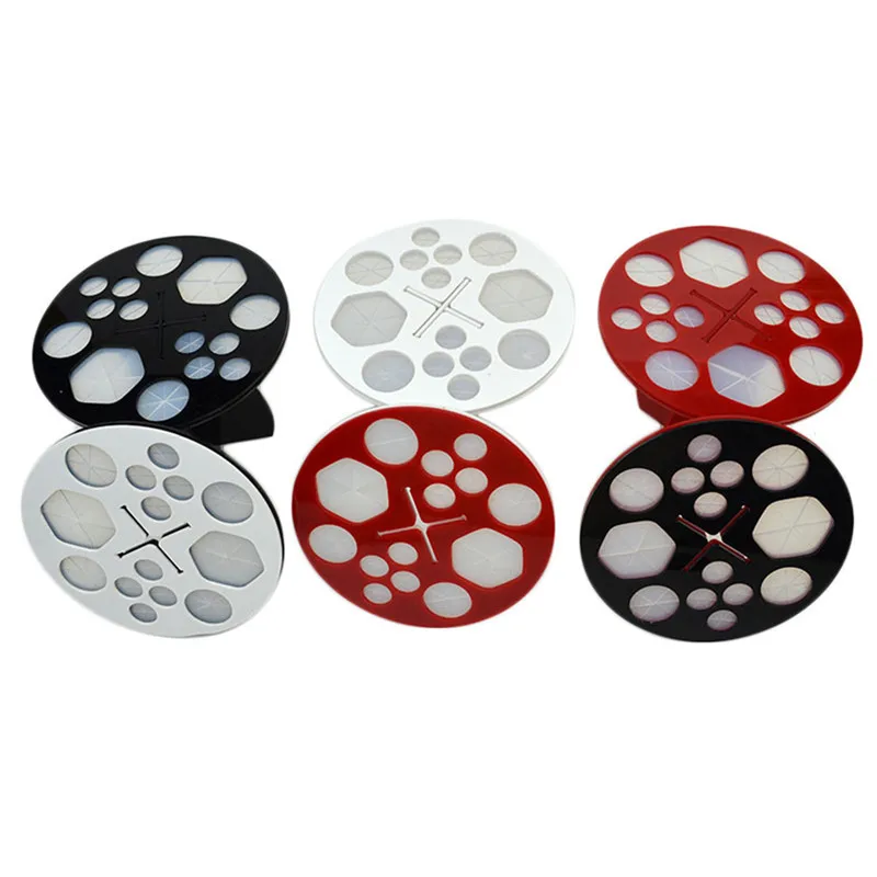 Round acrylic Makeup Brush Holder Cosmetic Makeup Brushes Display holder Showing Rack makeup brush Drying rack Stand Storage