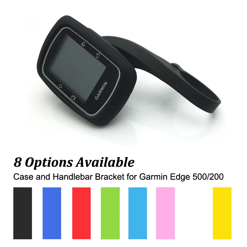 

31.8mm Outdoor Bicycle Bike Mount Bracket Holder + Rubber Protect Case for Garmin Edge 500 / 200 Computer Training GPS