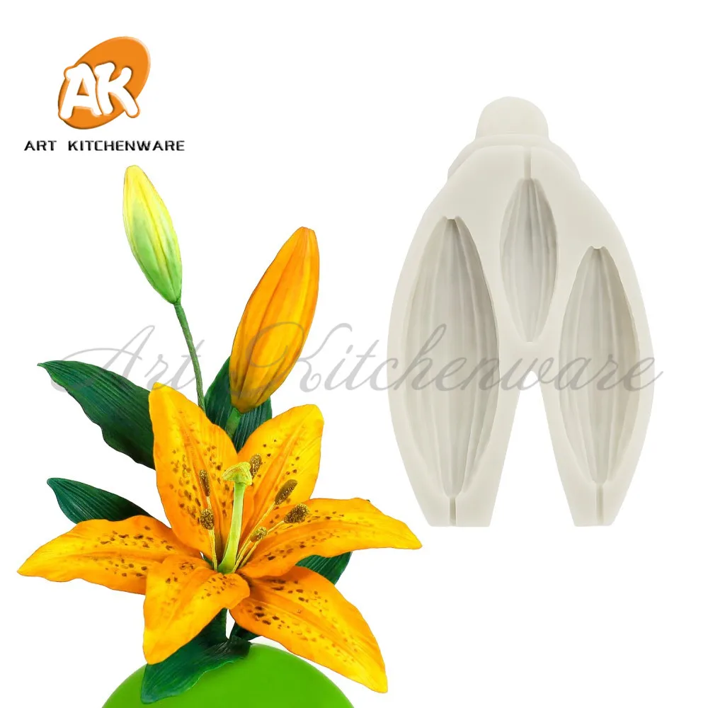 Силиконовая форма для украшения торта помадки шоколадной глины инструмент