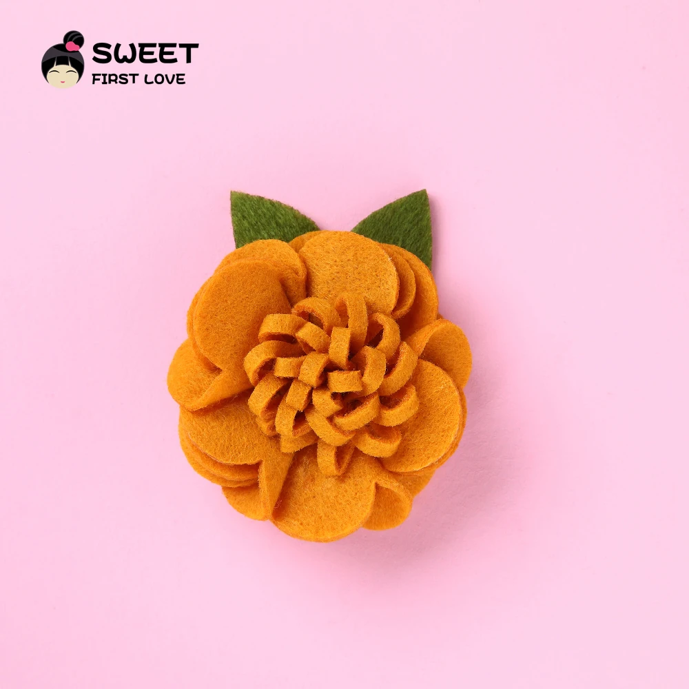 Ручные детские цветочные аксессуары для волос на резинке, индивидуальные головные уборы с цветочными повязками, яркие цветочные ободки для девочек.