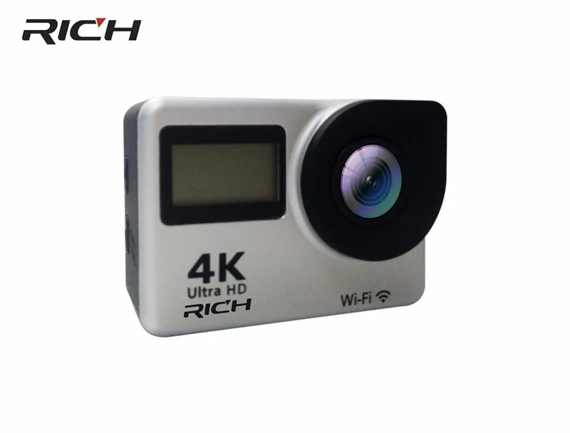 Спортивная камера RICH H1 F65R Allwinner V3 2 0 дюйма с двойным сенсорным экраном Экшн Wi Fi 170D