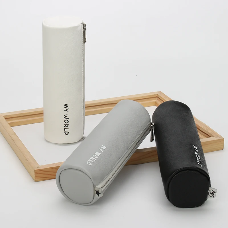 Простой корейский женский холщовый держатель для ручек Большой Вместительный