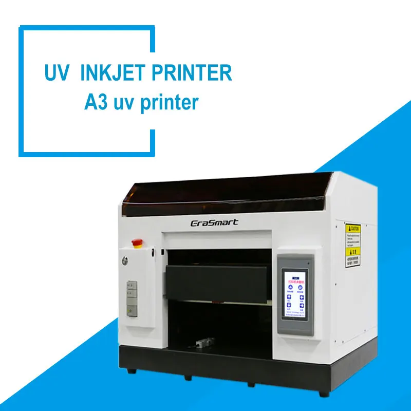 Erasmart УФ планшетный принтер для A3 автоматический цифровое управление Jet Led Uv