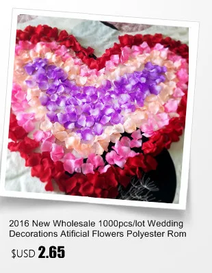 Rose Petals Wedding Accessories 1000 pieces / lot Cheap Petalas Artificiais Rose Petals Flowers Wedding Decoration Beautiful