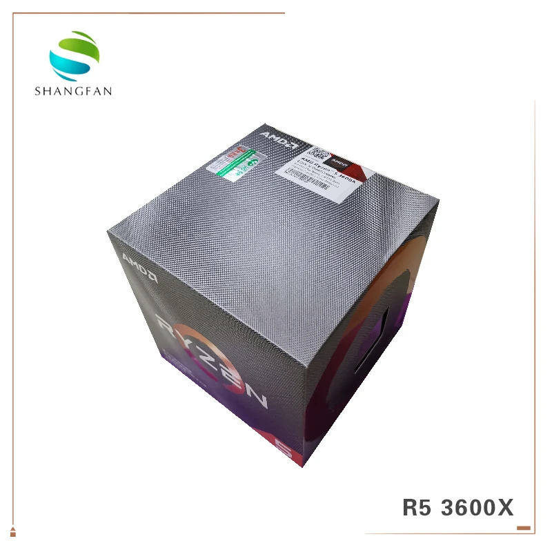 Новая коробка AMD Ryzen 5 3600X R5 3 8 ГГц 6 ядерный 12 нить 7NM 95W L3 = 32 м 100 000000022 Процессор