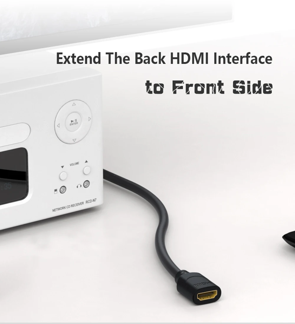 SAMZHE HDMI1.4 кабель удлинитель для мужчин и женщин 0,5 м/1 м/1,5 м/2 м/3 м расширение HDMI для компьютера/HDTV/ноутбука/проектора