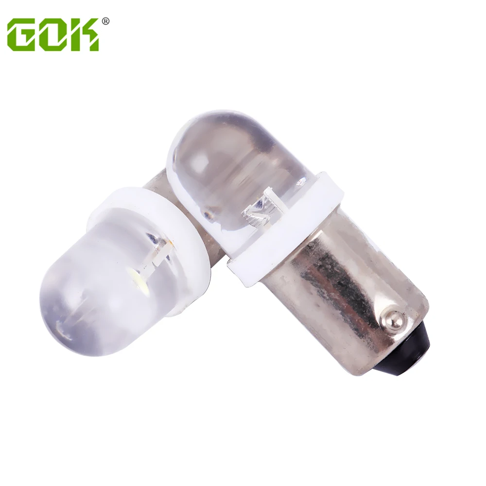 

100Pcs T11 T4W BA9S H6W 1LED 1895 Convex Auto Car LED White blue Dashboard Light Dashboard Light Bulb Interior Light