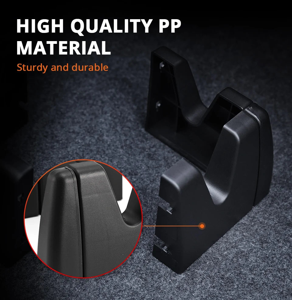 Partol черный пластиковый автомобильный багажник сборные блоки для хранения DIY