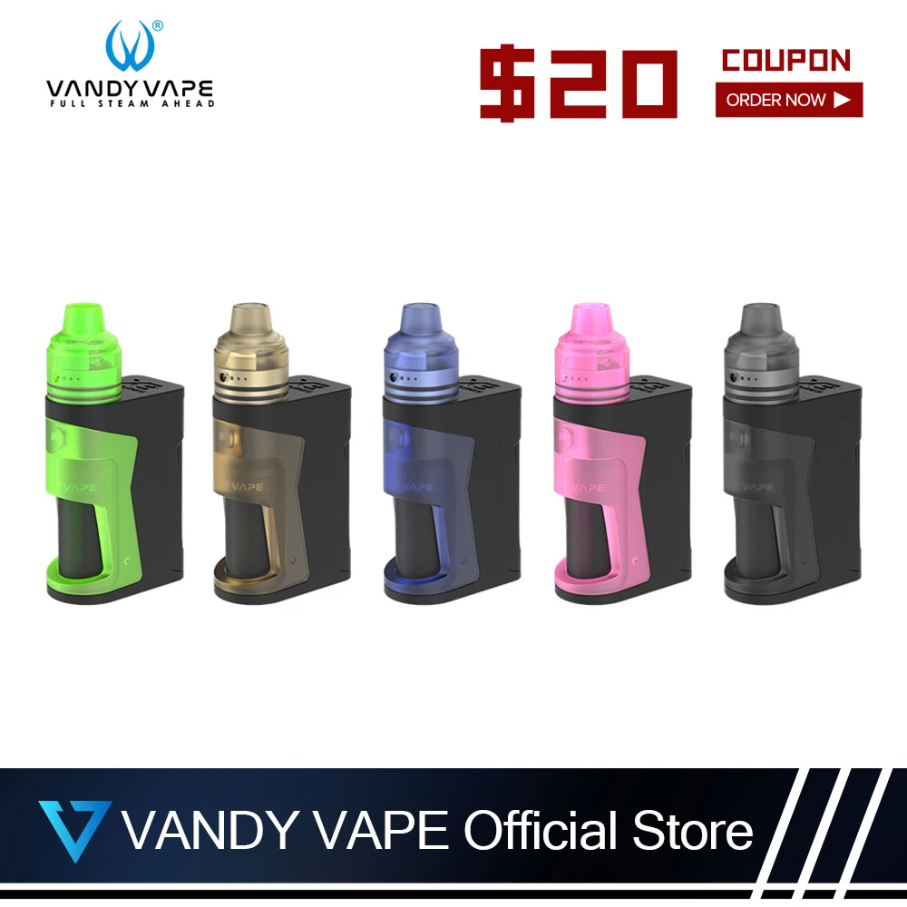 Оригинальный vandy Vape простой EX комплект с коробкой Mod RDA распылитель 4 мл блок