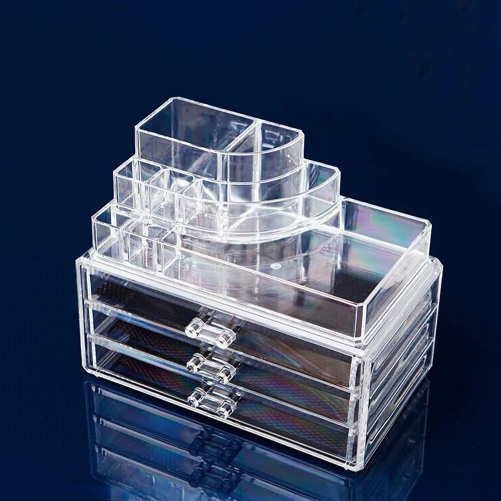 VC0400011 многослойная большой емкости красивый ящик type transparent Косметический коробка