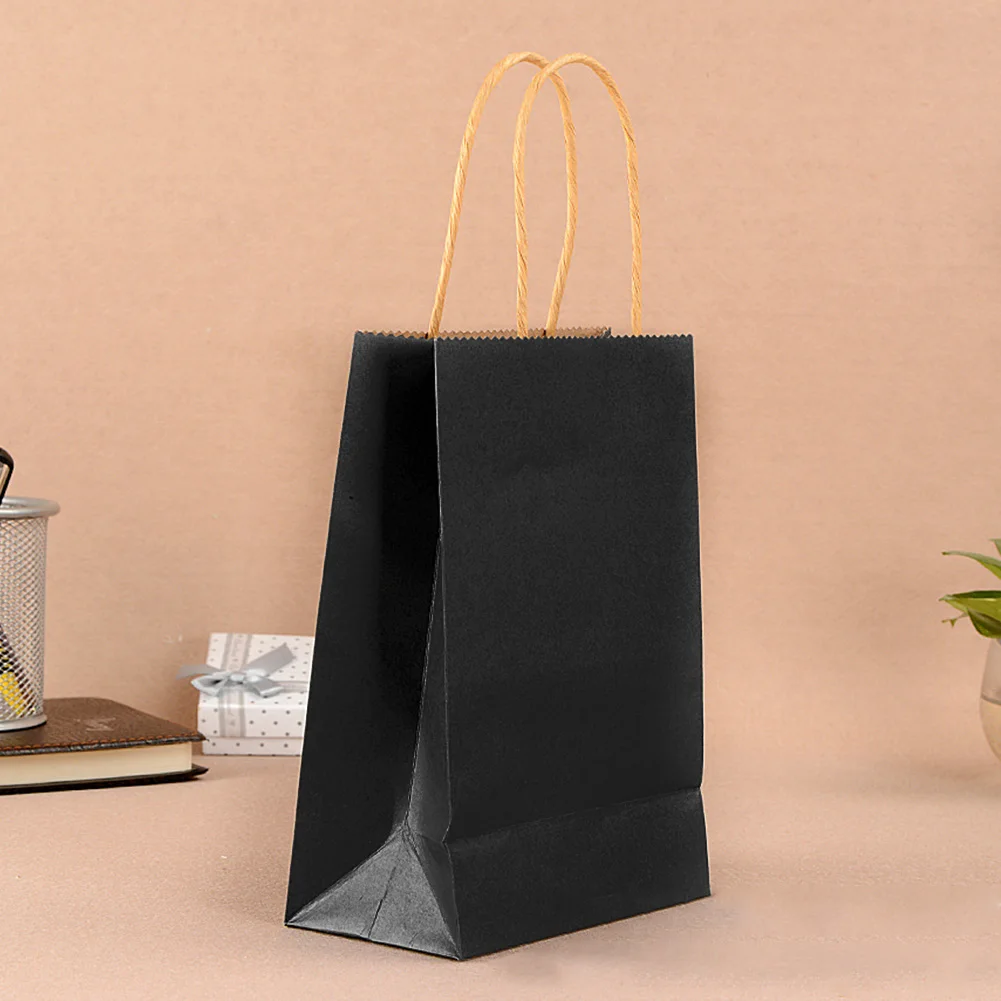 black Лидер продаж 1 шт. коробка для конфет упаковка подлежит вторичной переработке ювелирных изделий Еда хлеб вечерние элегантные женские сумки, подарочные пакеты из крафт-бумаги - Цвет: black