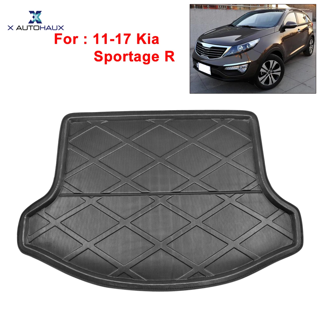 Коврик для багажника X Autohaux из пэ и ЭВА черный Kia Sportage R 2011 2017| |