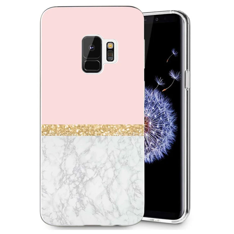 Для samsung Galaxy S9 S9Plus S8 плюс S7 edge Note 8 J530F J720 A3 A5 2017 красочный чехол из ТПУ под мрамор с