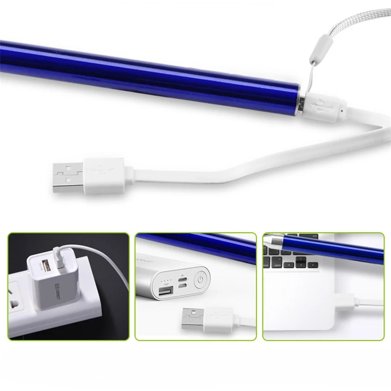 Светодиодный фонарик ушные воски пикапы для детей зарядка через USB медиаторы