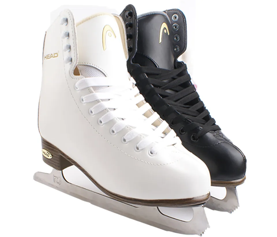 Adult Child Ice Skate Tricks Shoes Leather Ice Blade Skates Professional Flower Knife Ice Hockey Knife Real Ice Skating ID16