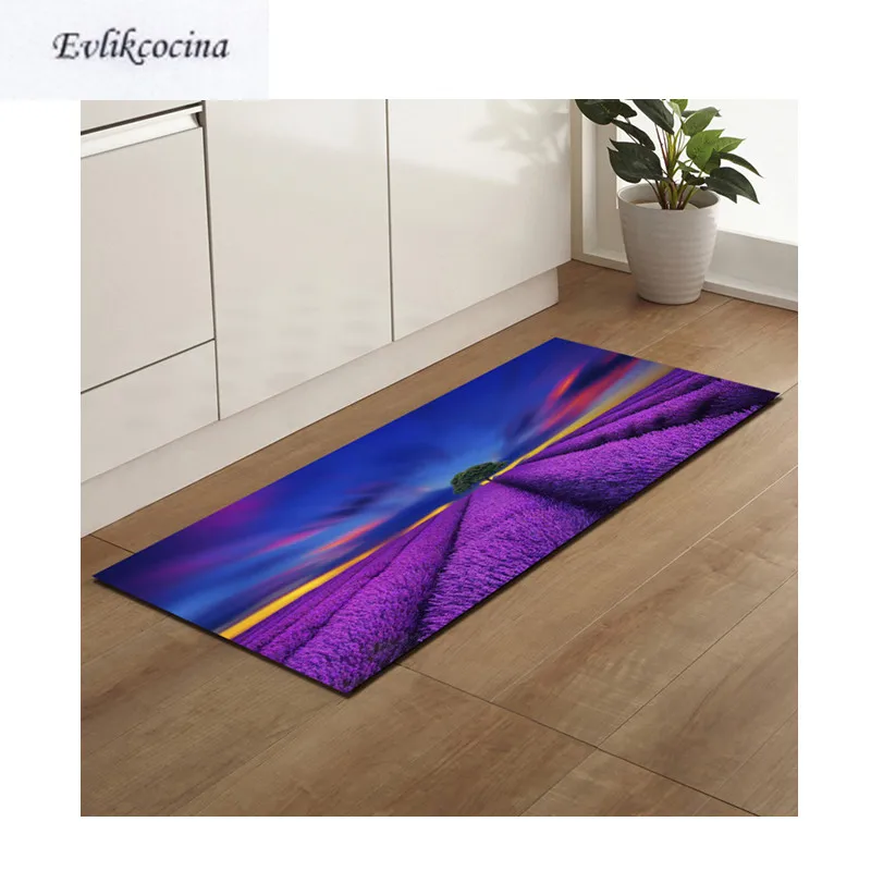 Бесплатная доставка Rugs And Carpets шелковистый Цвет Фиолетовый бледно-лиловый дверь