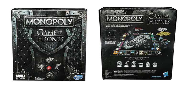Hasbro Монополия Игра престолов настольная игра для 18 лет и до играть для взрослых семейные игры вместе Популярные веера товары