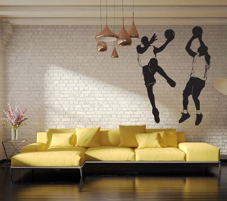 4022 красивый дизайн Виниловая наклейка для баскетбола и игроков отличное
