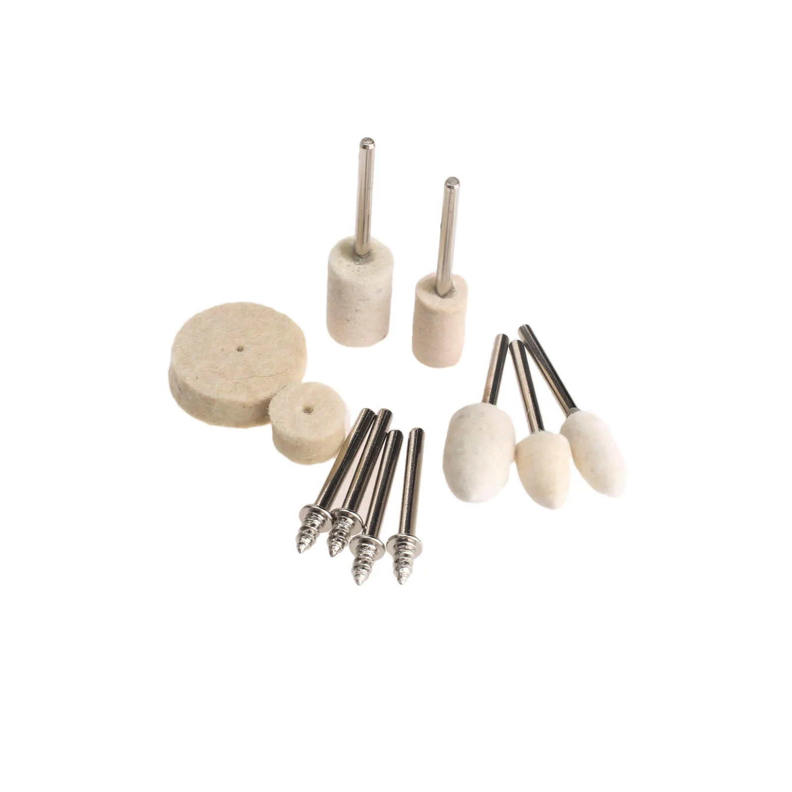 DRELD 129 шт. Dremel Аксессуары для полировки колес инструменты для полировки шерсти Войлок металлическая поверхность Полировочный диск для вращающегося инструмента