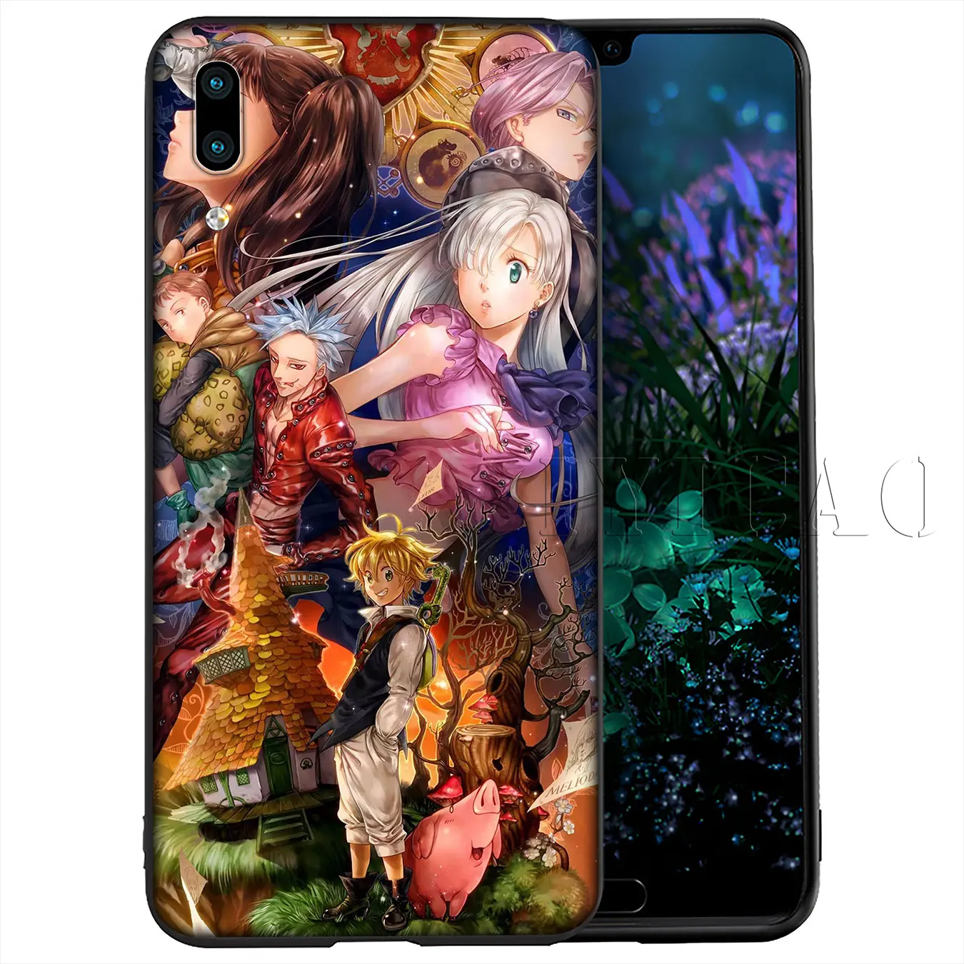 Мягкий силиконовый чехол IYICAO для Huawei Y9 Y7 Y6 Prime 2019 Honor 20 8C 8X8 9 9X10 Lite 7C 7X 7A Pro |