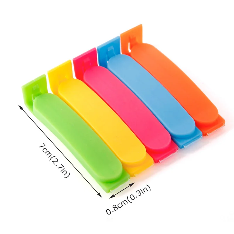 3 шт./компл. зажимы для мешков закусок упаковщик пищевых продуктов пластиковый