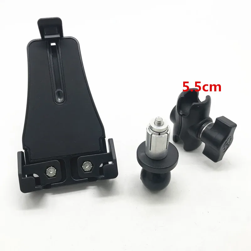5.5cm 3in1 kit Сверхмощное настенное крепление с 1 дюймовым шаровым двойным гнездом, крепление для велосипеда, мотоцикла, набор для крепления для мобильного телефона, крепление для оперативной памяти - Цвет: 5.5cm 3in1 kit