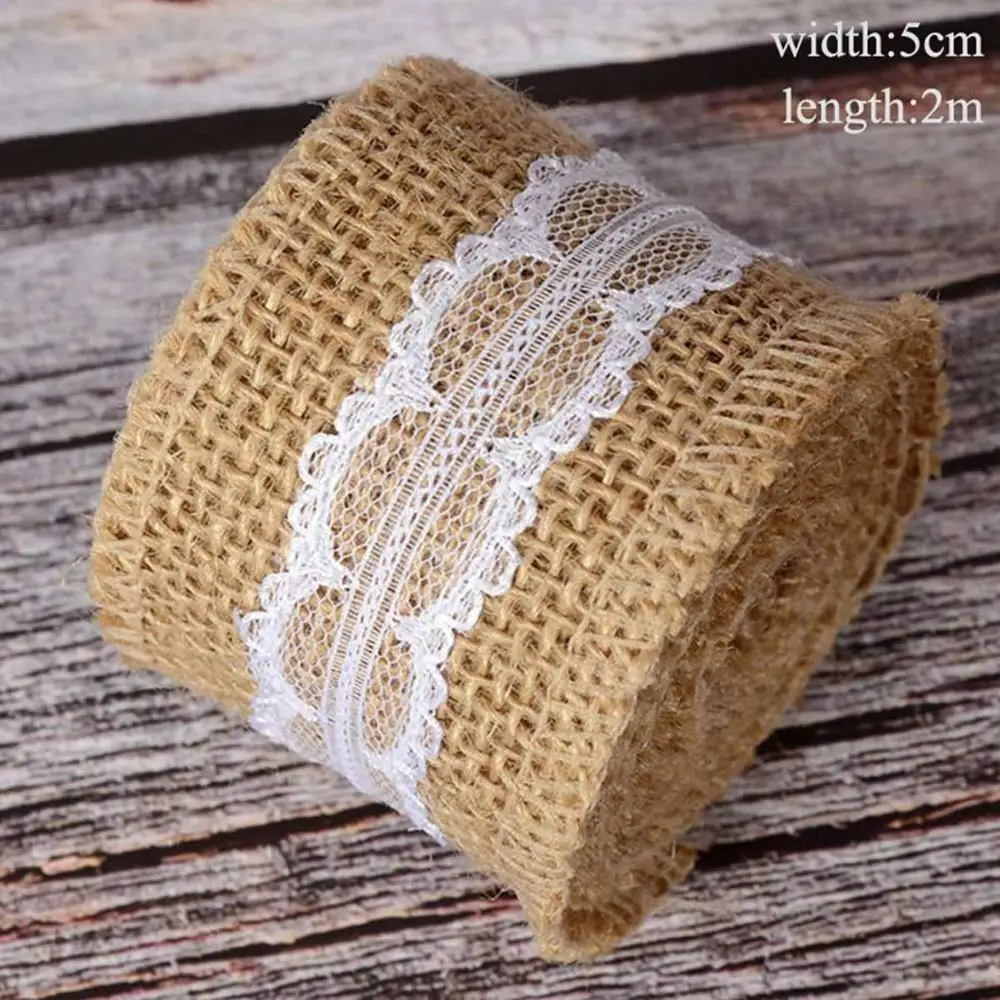 Burlap 11 Taop 2m Toile De Jute Burlap Vintage Rustic Wedding Accessories Colored Ficelle Jute Juta Sackcloth Natural Chemin De Table Jute - Цвет: Burlap 11