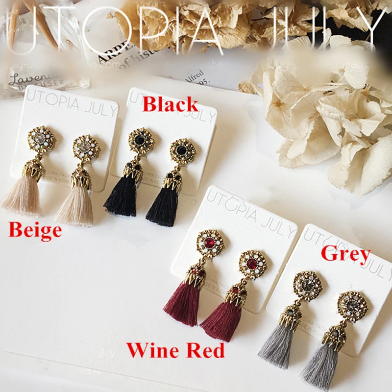 Новые женские серьги подвески с бахромой|tassel dangle earring|dangling earrings for womendangle drop earings |