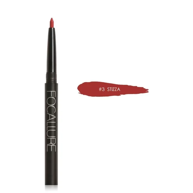 Focallure 19 цветов lipliner ручка Профессиональный водонепроницаемый Контурный карандаш для губ для женщин сексуальная матовая помада Косметические Карандаши - Цвет: Черный