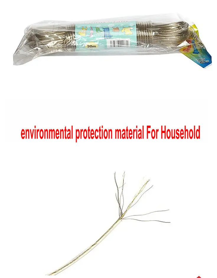 Бесплатная доставка 3 5 мм * 20 м прозрачный стальной трос с ПВХ покрытием веревка