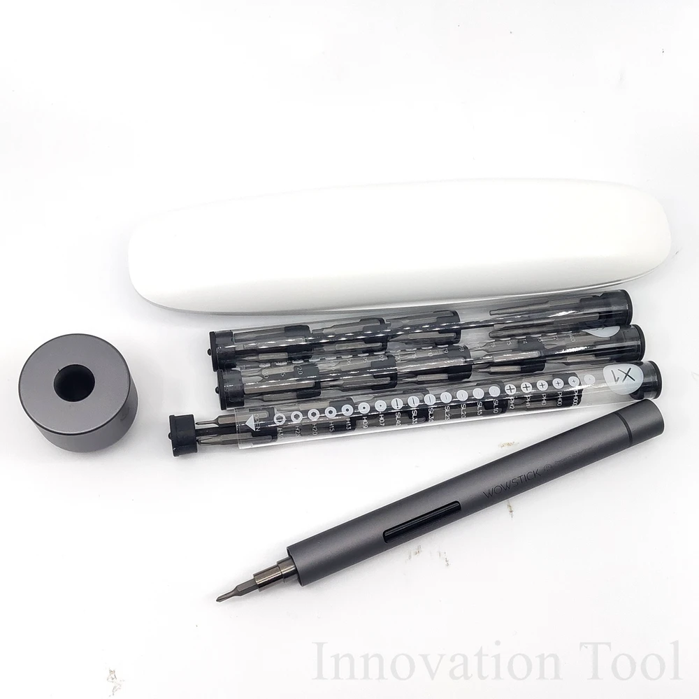 Wowstick 1F Pro мини-прецизионная электрическая отвертка Беспроводная перезаряжаемая литиевая батарея отвертка со светодиодный светильник 56 шт