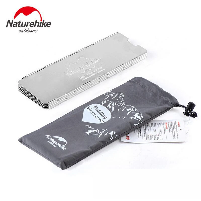 

Naturehike 8 Plates Foldable gas cookers Wind Deflectors Camping Cooker gas stove Wind Shield Camping equipment NH15F008-B