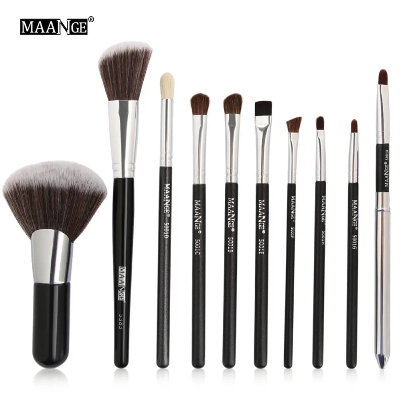 1/10 шт. кисти для макияжа глаз мощная тени век подводка бровей консилер губ