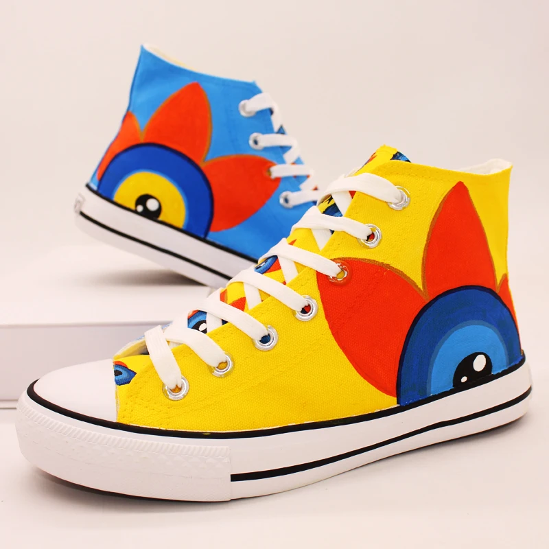 Новинка 2020 осенняя оригинальная обувь с ручной росписью для женщин модные