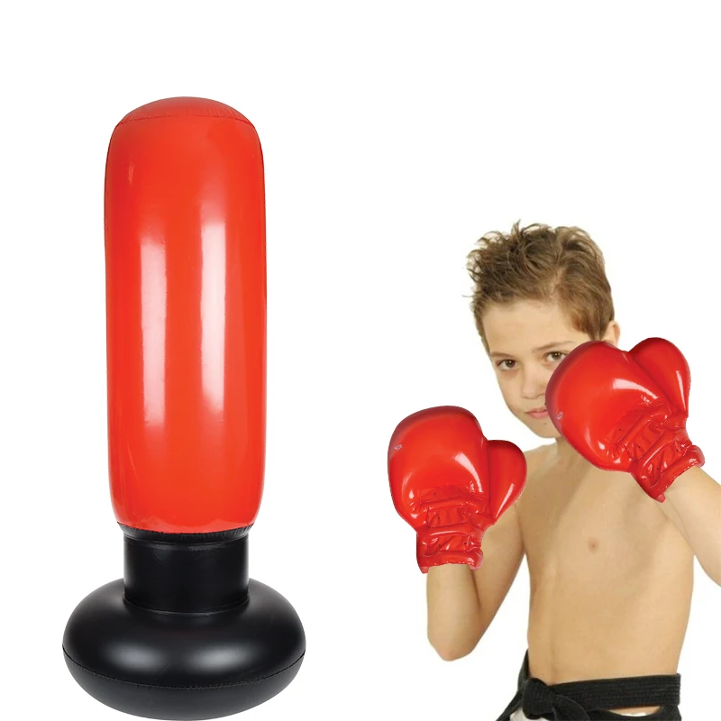 Боксерский мешок надувной тумблер без подставки для фитнеса тренировок сброс