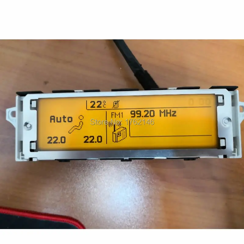 Оригинальный Автомобильный Желтый экран с поддержкой USB и Bluetooth Двухзонный
