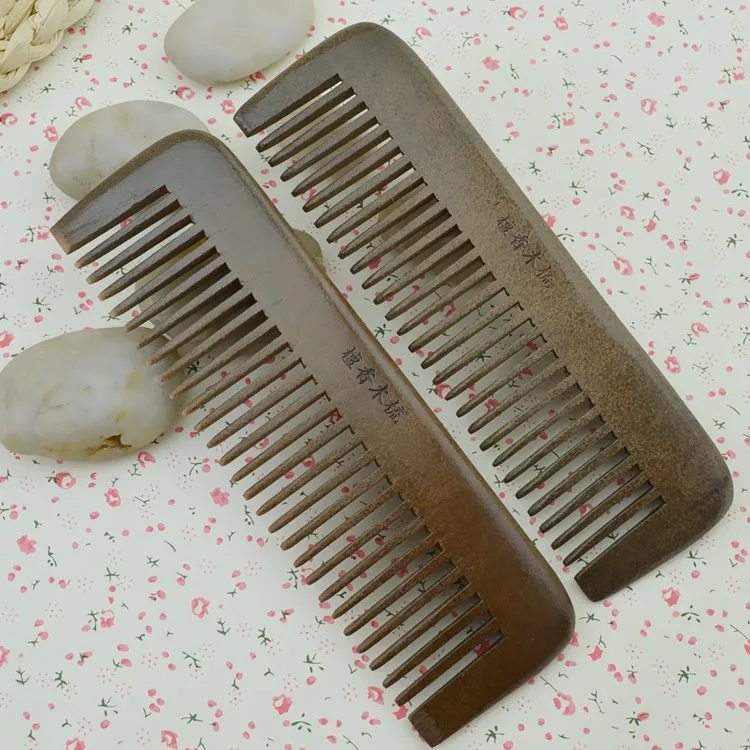 Деревянная расческа натуральная здоровая персиковая деревянная