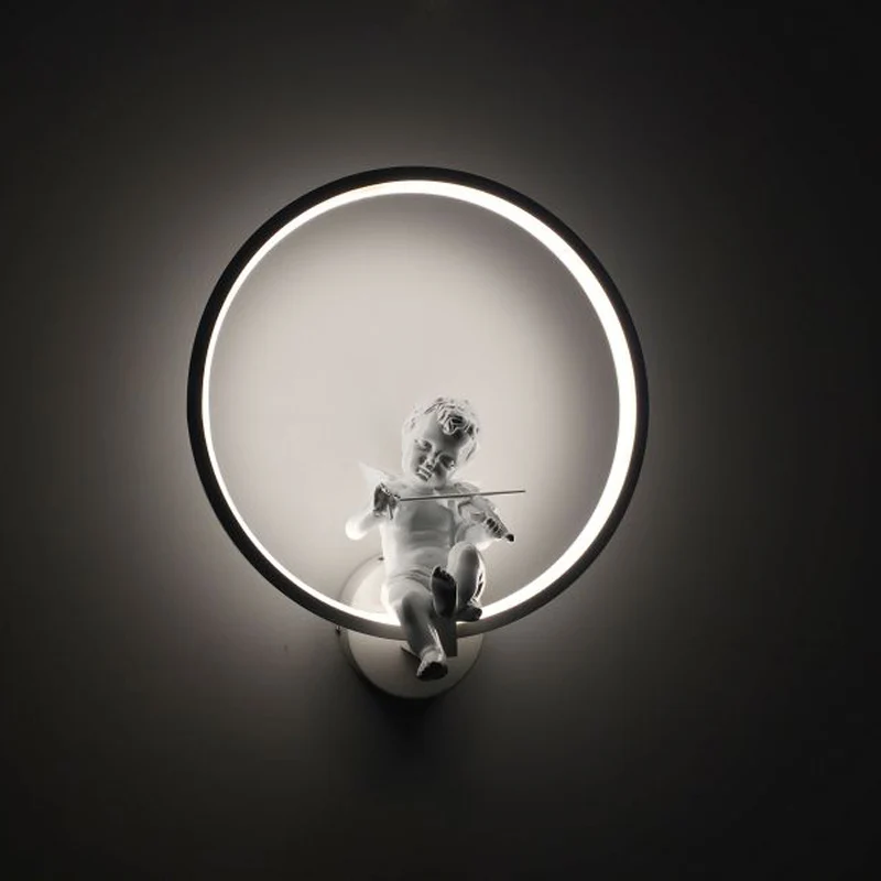 Скандинавская современная светодиодная настенная лампа для спальни