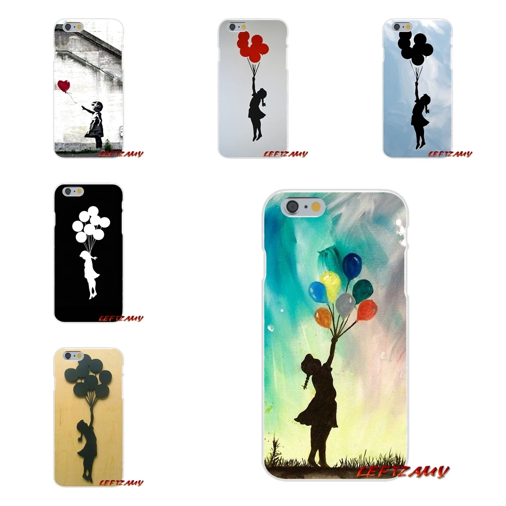 Аксессуары для телефонов на заказ Banksy Balloon чехлы iPhone X 4 4S 5 5S 5C SE 6 S 7 8